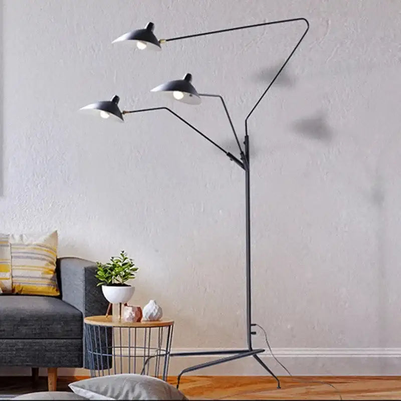 Black Nordic Floor Lamp