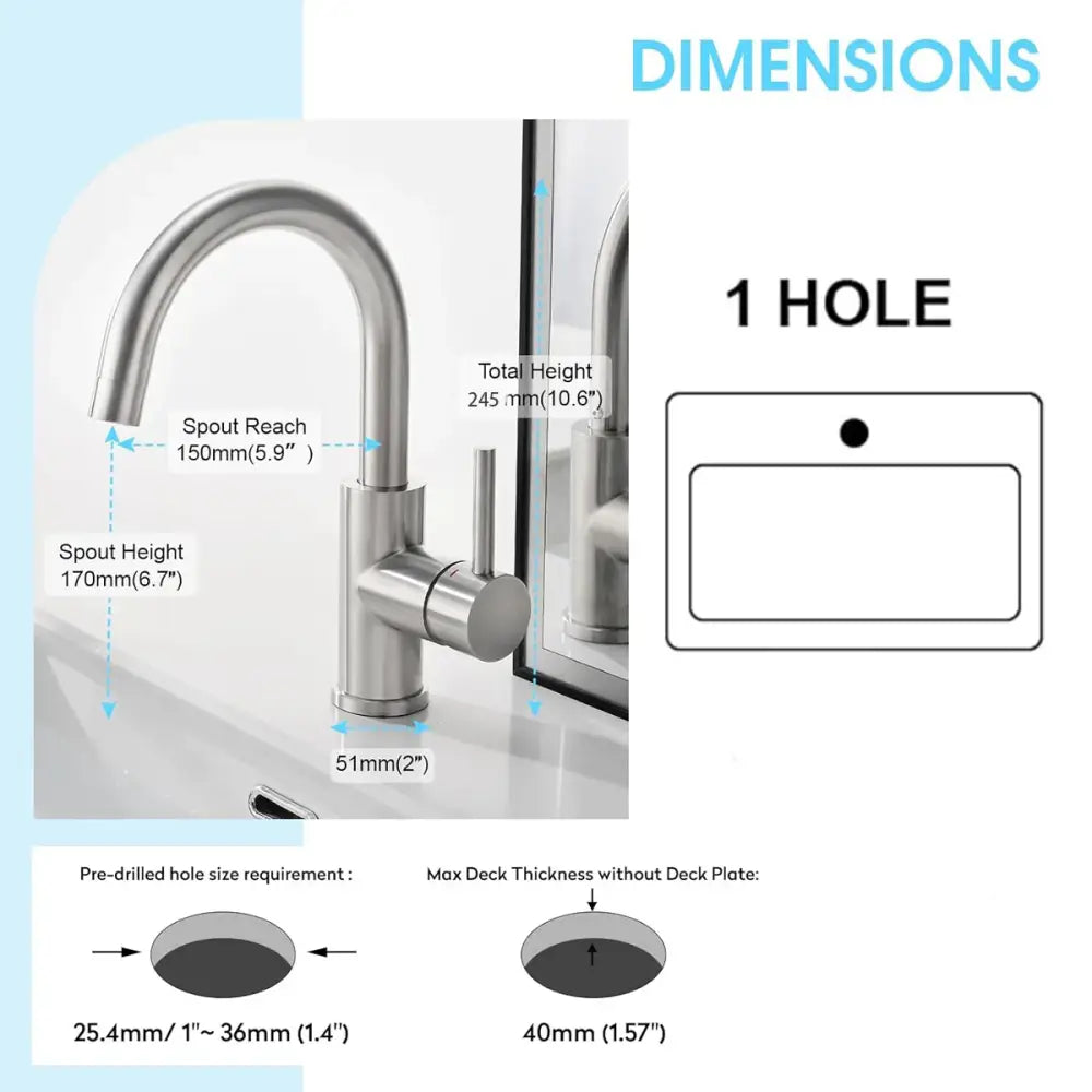 Black Stainless Kitchen Faucet