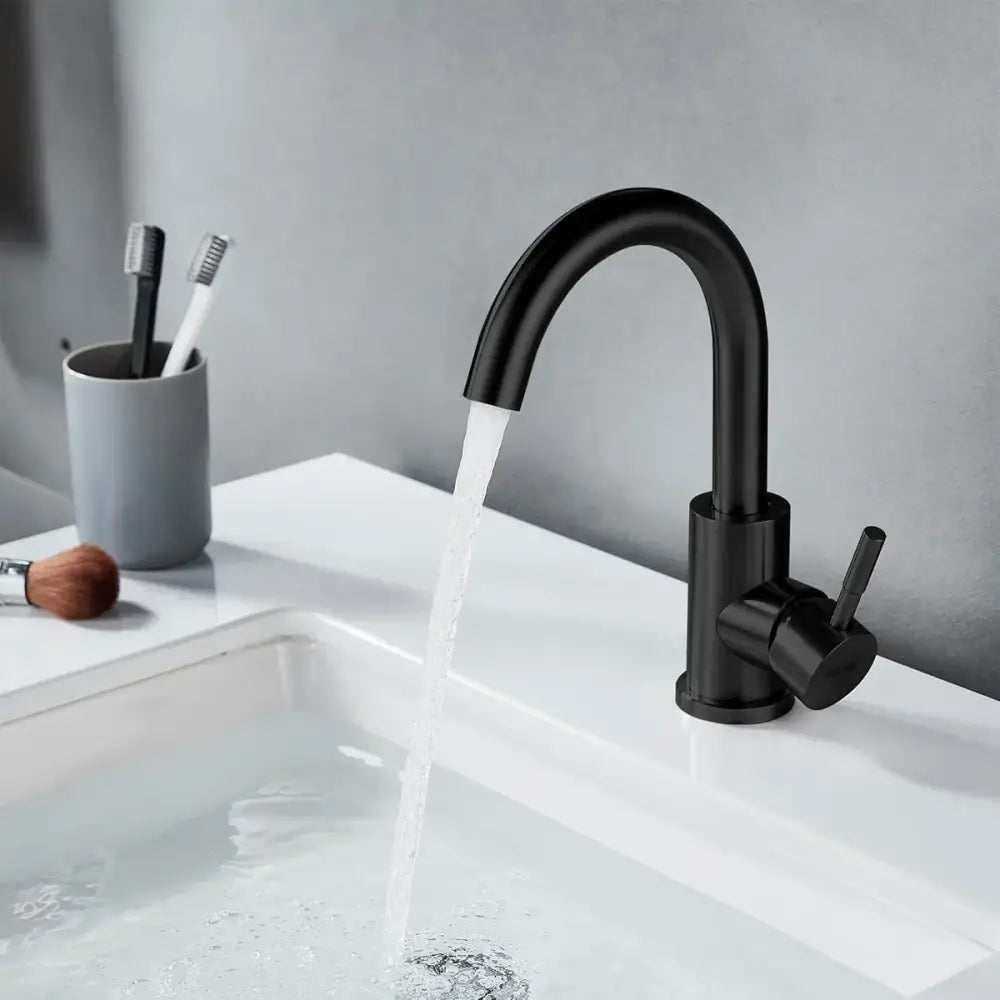 Black Stainless Kitchen Faucet