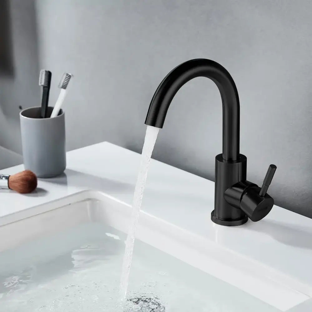 Black Stainless Kitchen Faucet