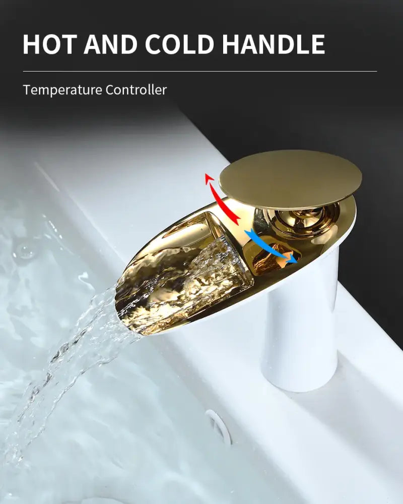 Black Stainless Waterfall Faucet