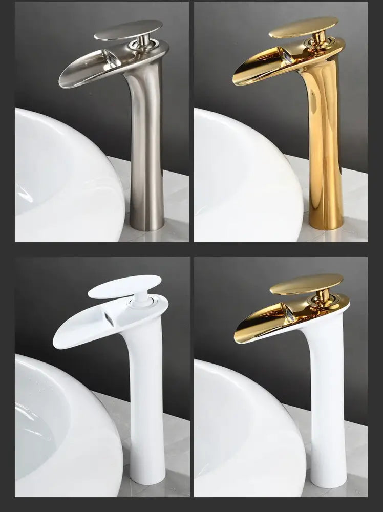 Black Stainless Waterfall Faucet