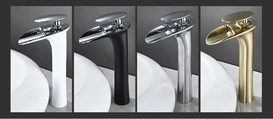 Black Stainless Waterfall Faucet