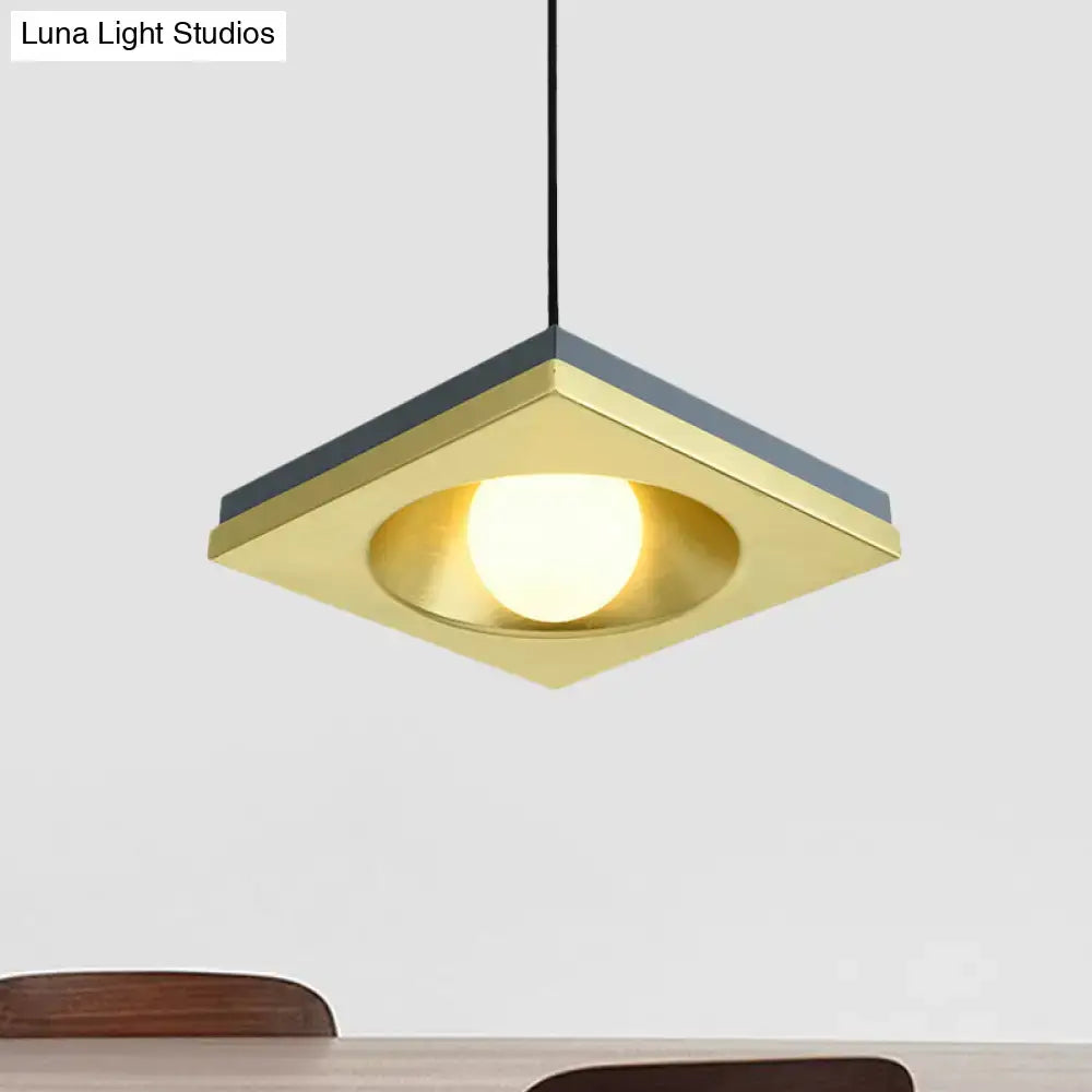 Black Gold Pendant Light
