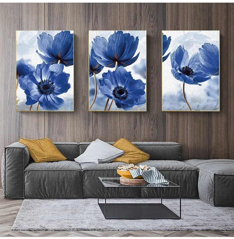 Vibrant Floral Art Set