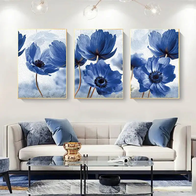 Vibrant Floral Art Set