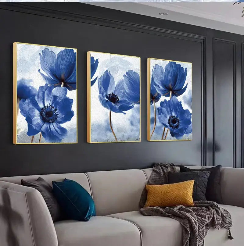 Vibrant Floral Art Set