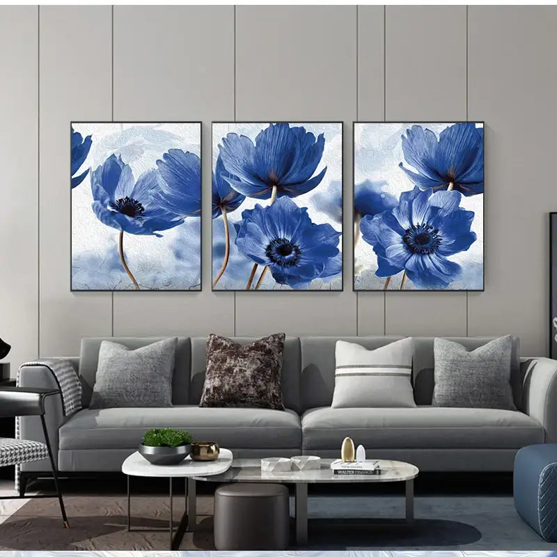 Vibrant Floral Art Set