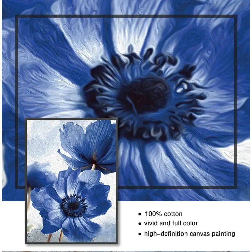Vibrant Floral Art Set