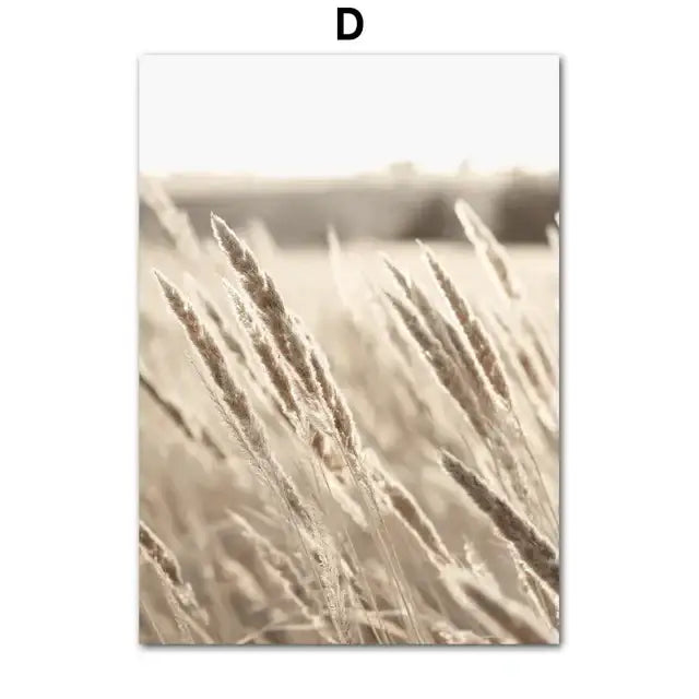 Sepia Boho Landscape Poster