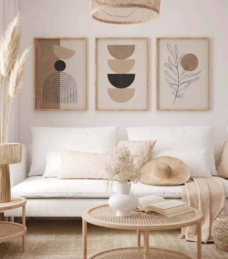 White Geometric Wall Vase