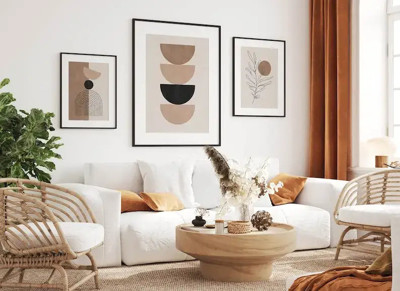 White Geometric Wall Vase