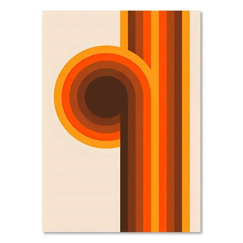 Purple Orange Moth Art Print