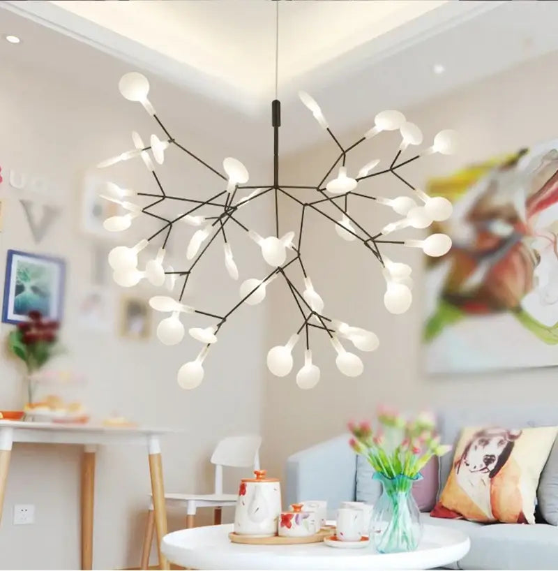 Rose Gold Branch Chandelier