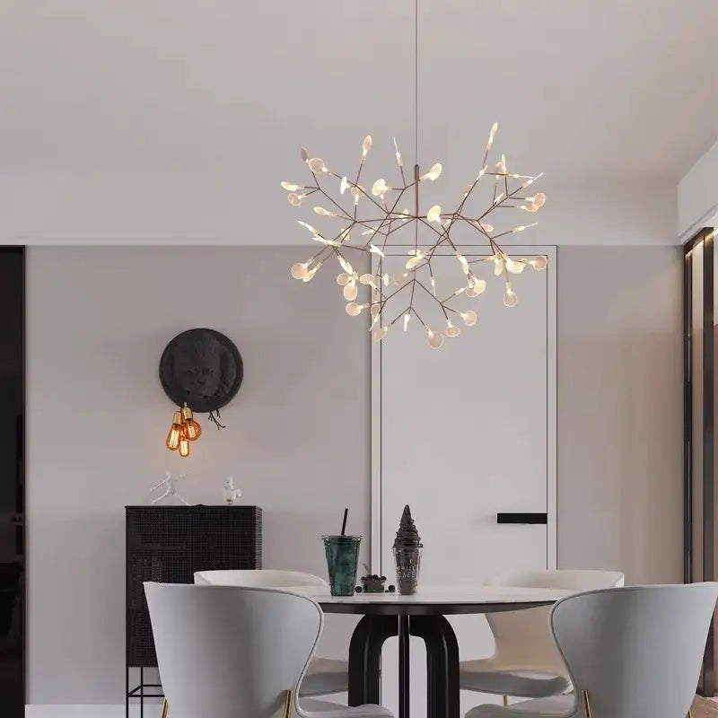 Rose Gold Branch Chandelier