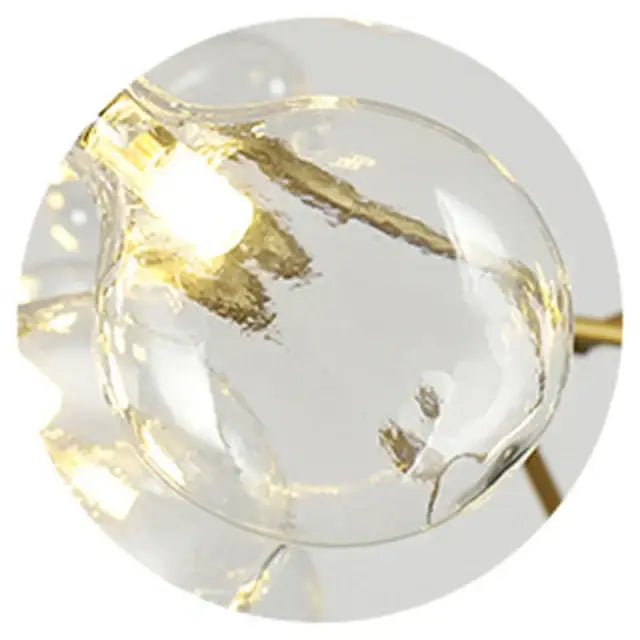 Black Gold Branch Chandelier with Bird Accents