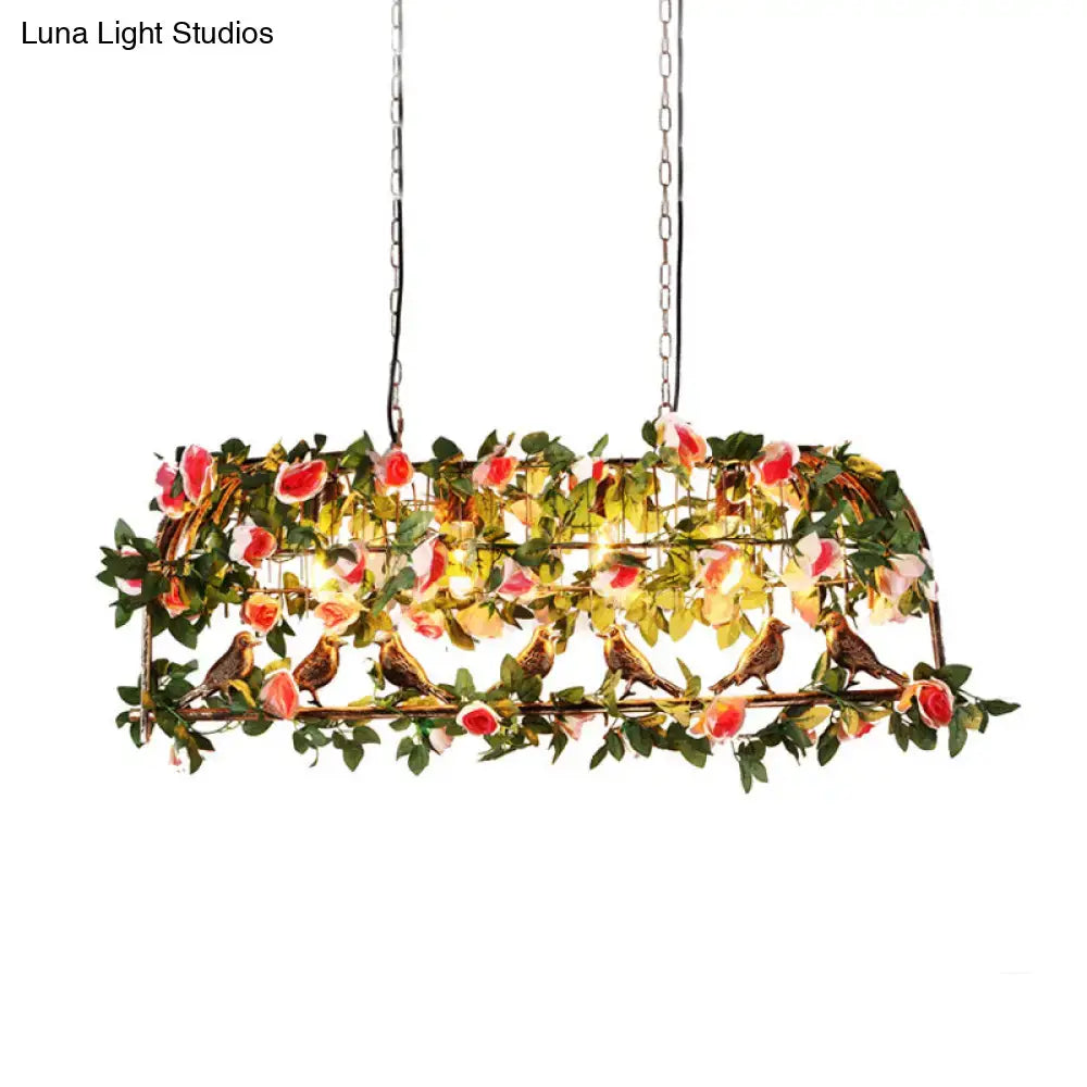 Brass Birdcage Pendant Light