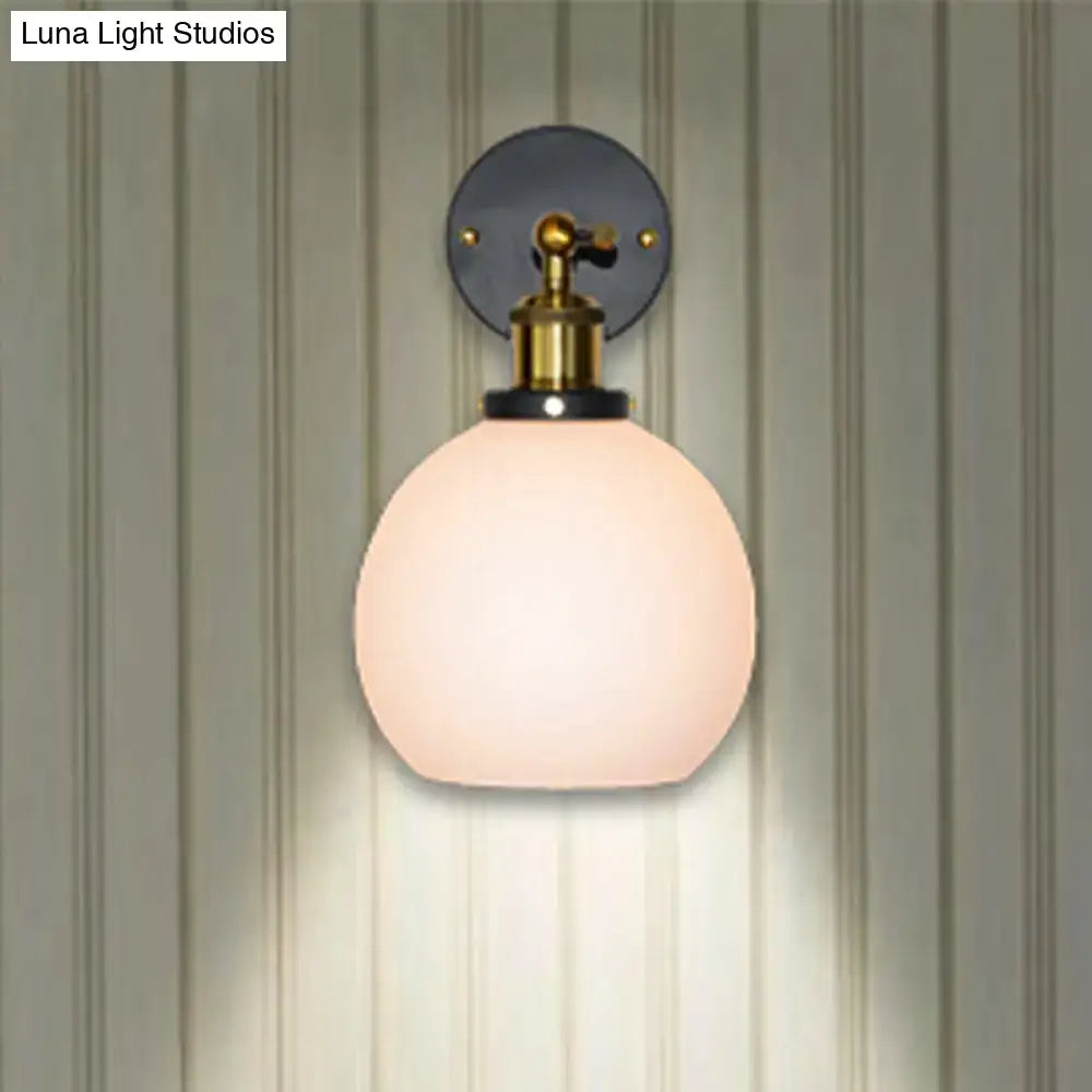 Brass Bubble Glass Sconce