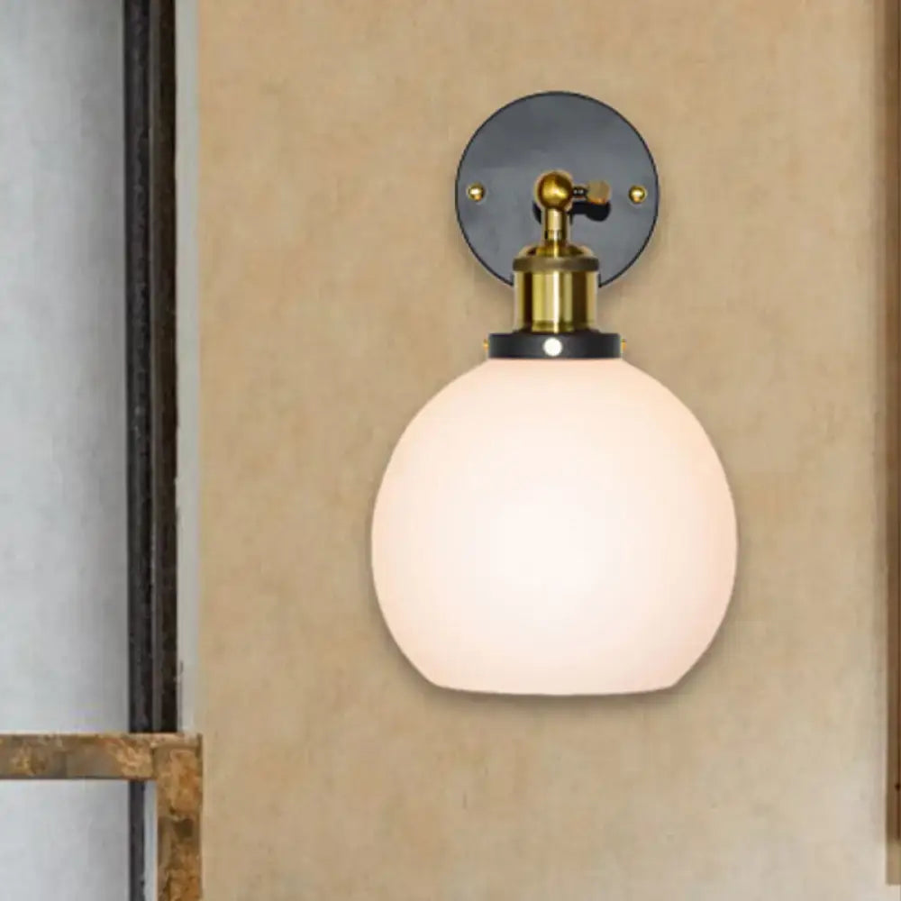 Brass Bubble Glass Sconce