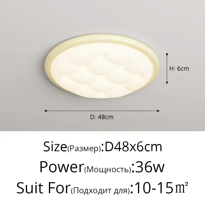 LED Quilted Ceiling Light