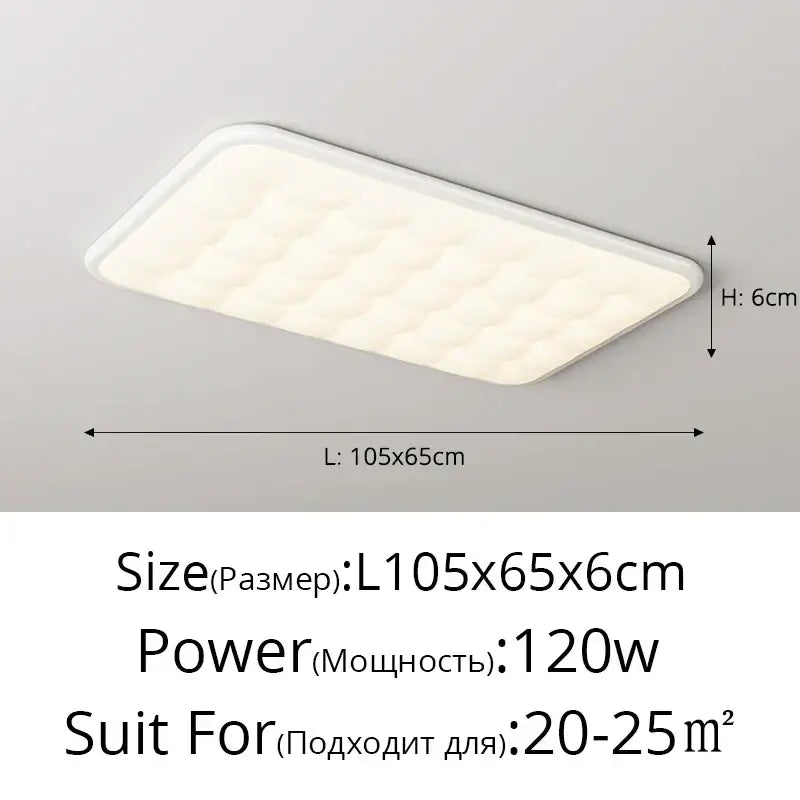 LED Quilted Ceiling Light