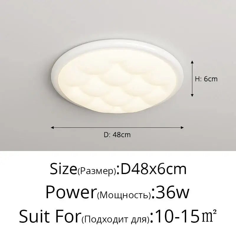 LED Quilted Ceiling Light
