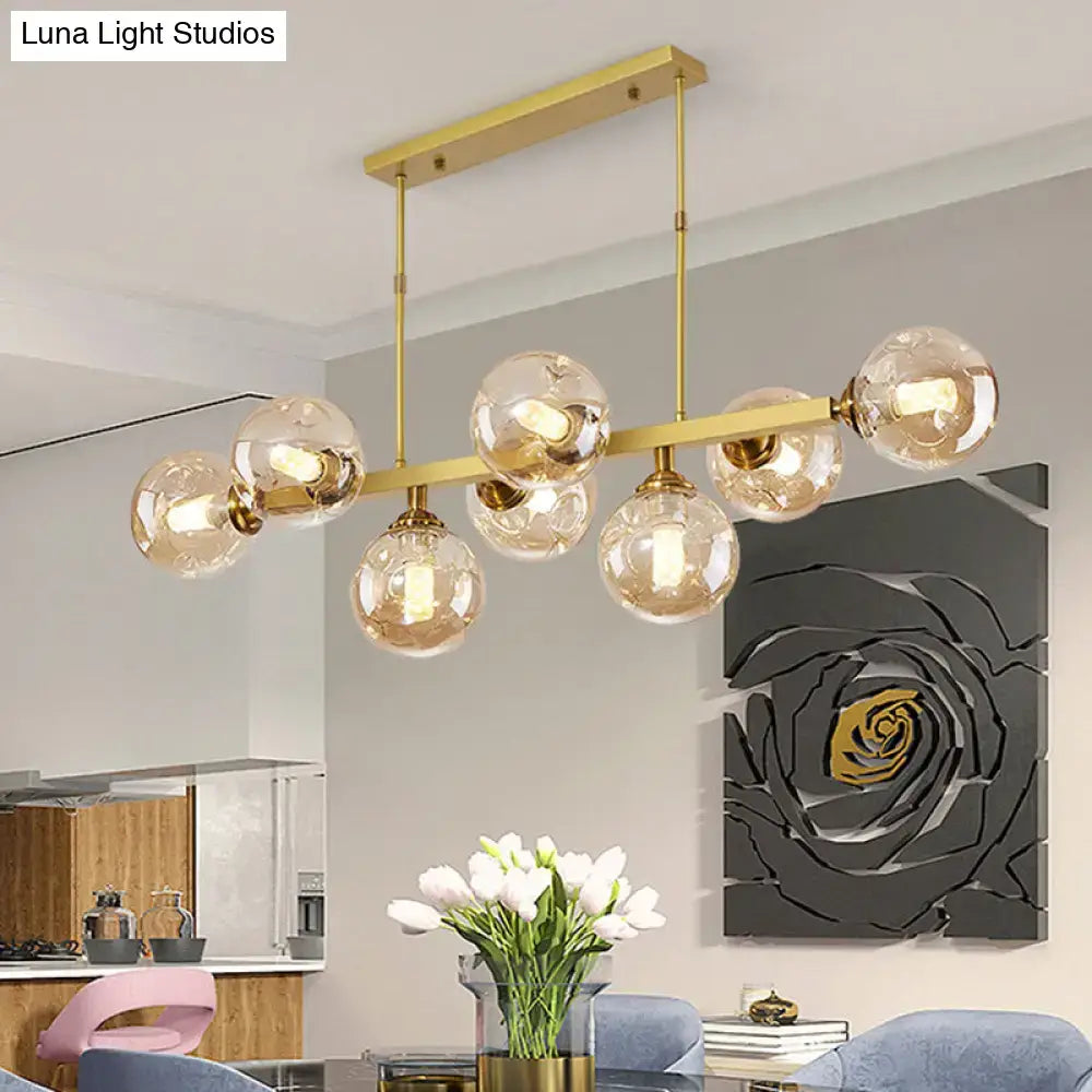 Smoke Globe Pendant Light
