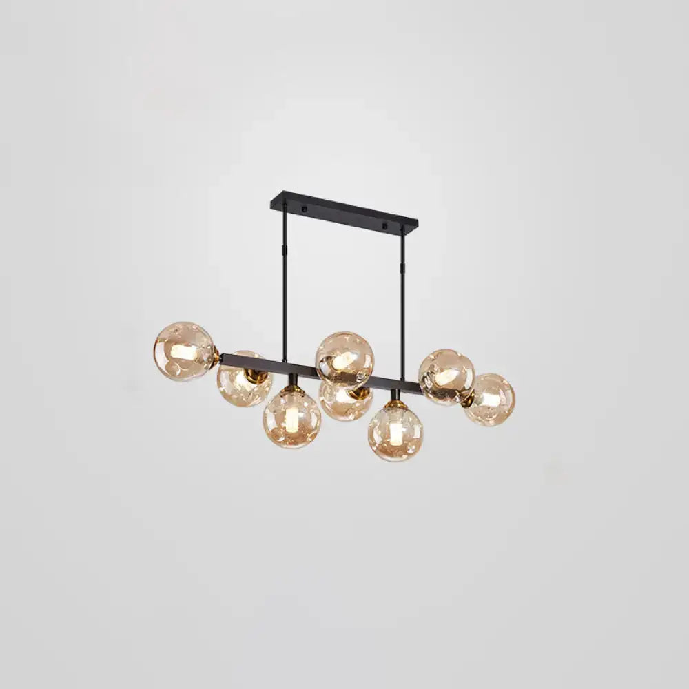 Smoke Globe Pendant Light