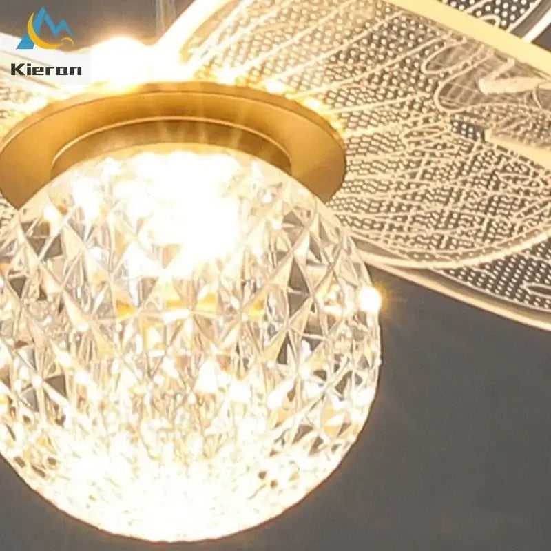 Crystal Butterfly Pendant Light
