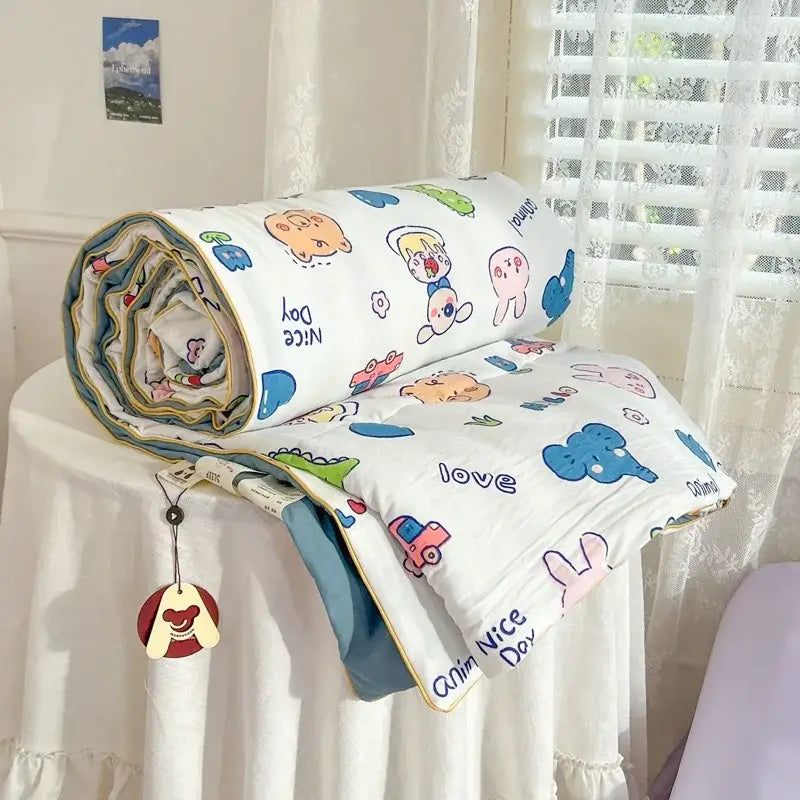 Cream Teddy Bear Blanket