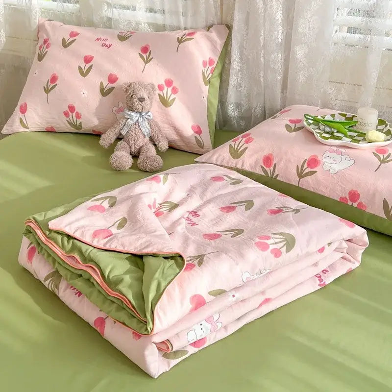 Cream Teddy Bear Blanket