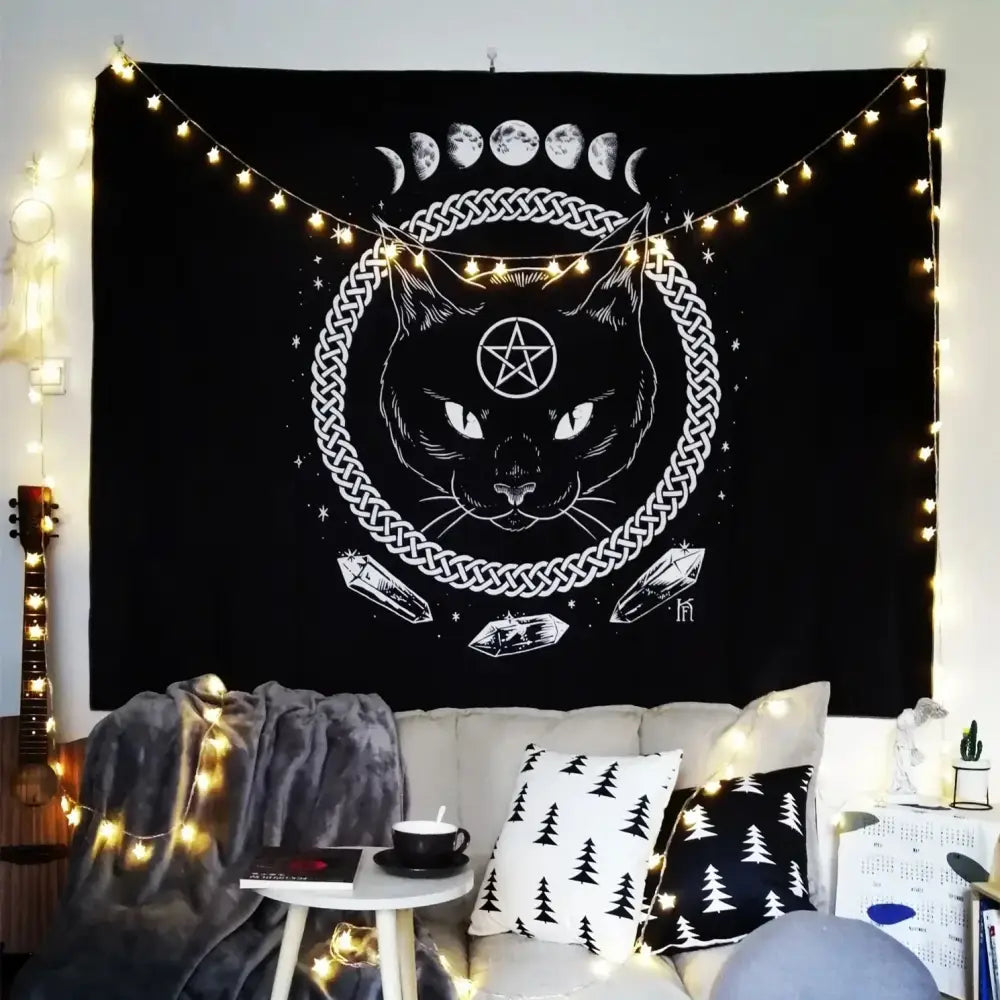 Black Rose Tapestry Wall