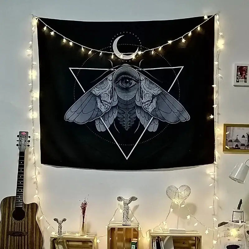 Black Rose Tapestry Wall