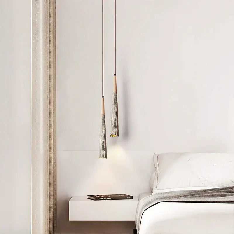Cream Cement Pendant Light