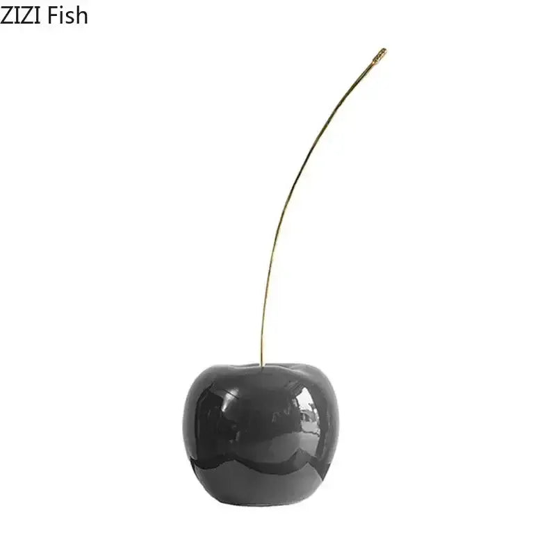 Red Cherry Fruit Sculpture