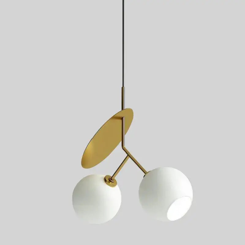 Gold Glass Pendant Lights