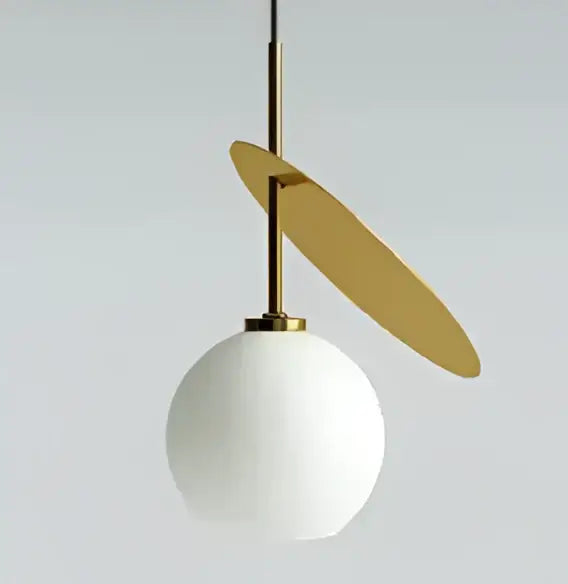 Gold Glass Pendant Lights