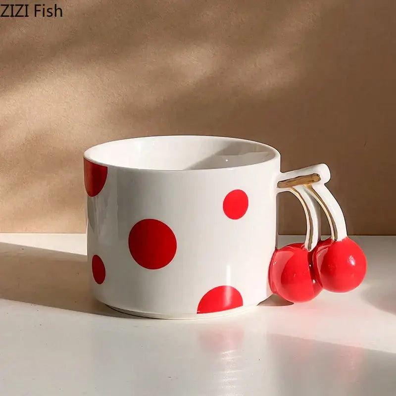 Red Polka Dot Mug