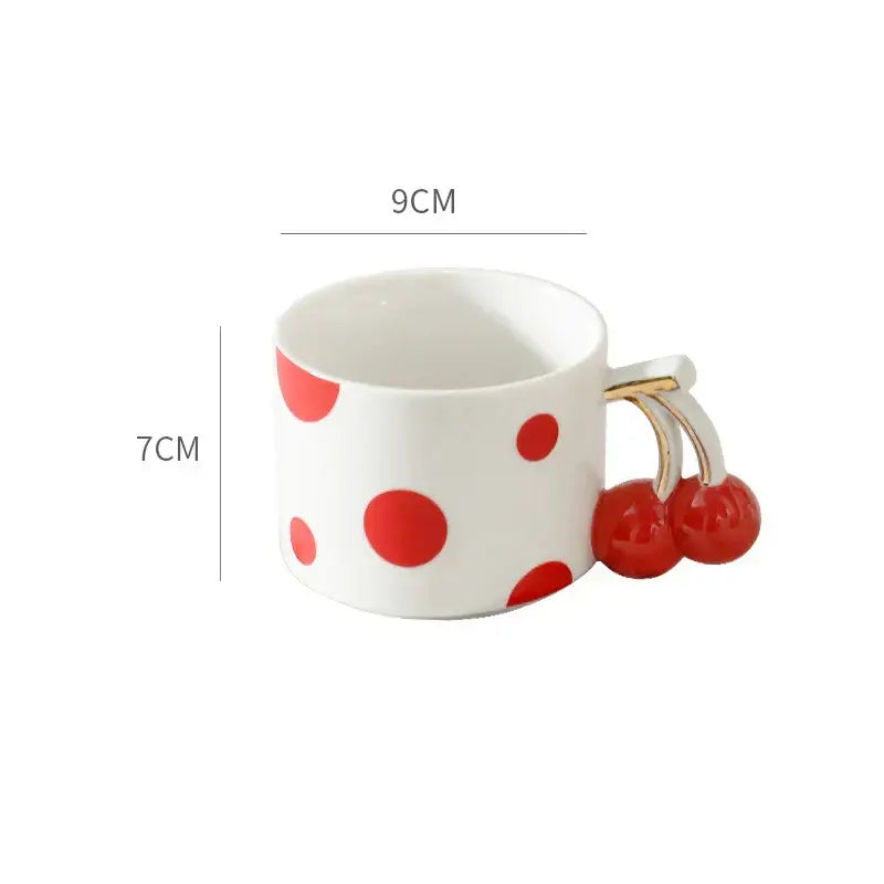 Red Polka Dot Mug