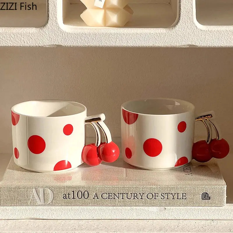 Red Polka Dot Mug