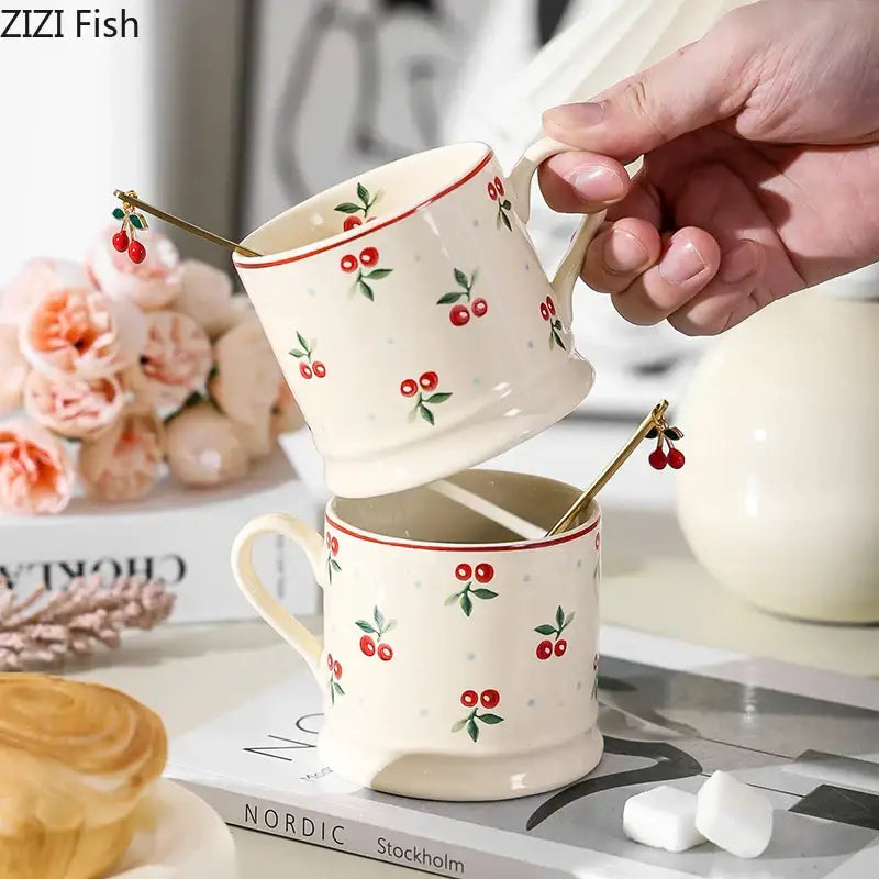 Cream Porcelain Coffee Mug