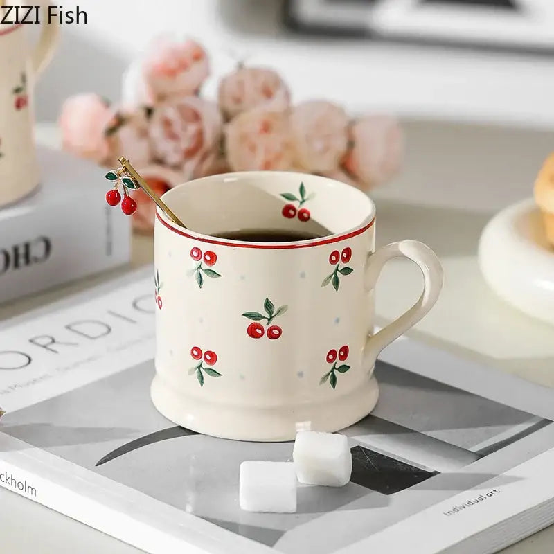 Cream Porcelain Coffee Mug