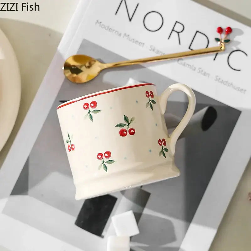 Cream Porcelain Coffee Mug