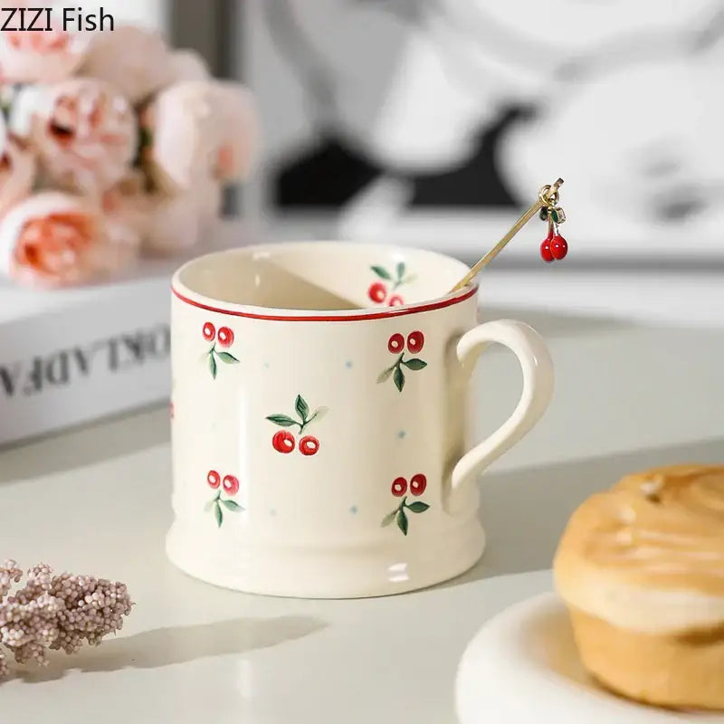 Cream Porcelain Coffee Mug