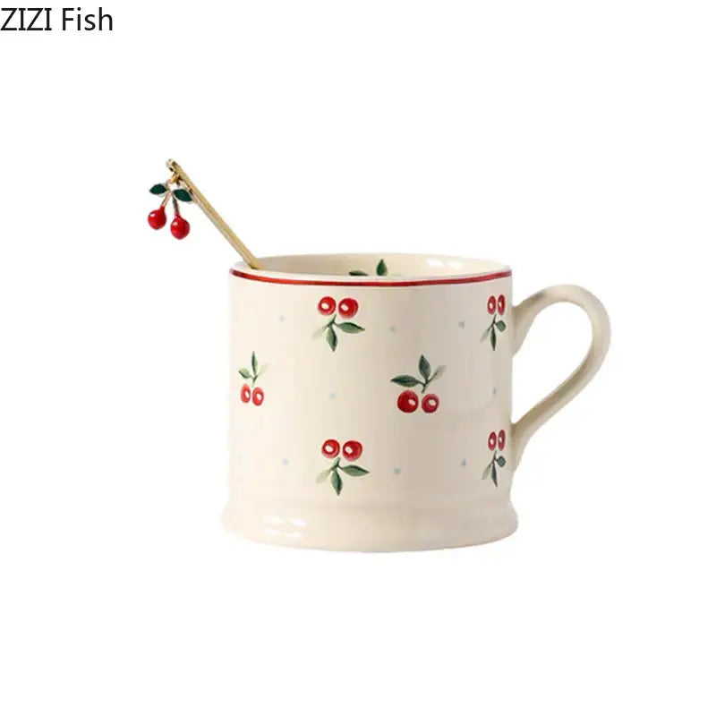 Cream Porcelain Coffee Mug