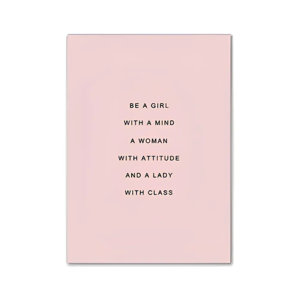 Pink Motivational Wall Poster