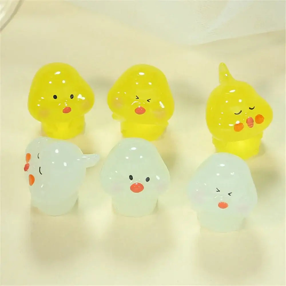 Yellow Chick Figurines Set
