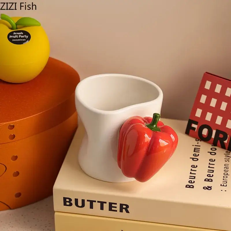Black White Ceramic Mug Set 300ml