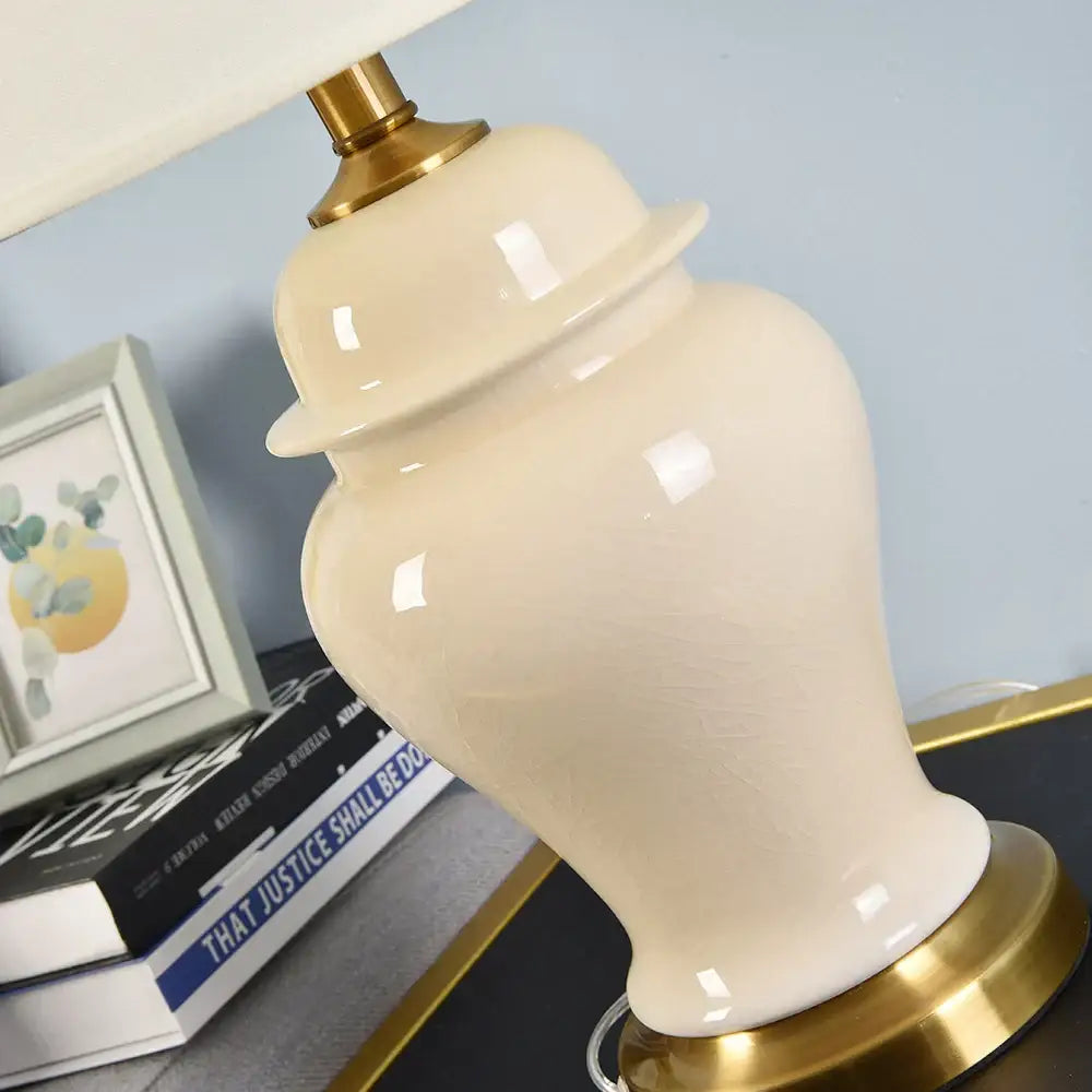 Gold Ceramic Table Lamp