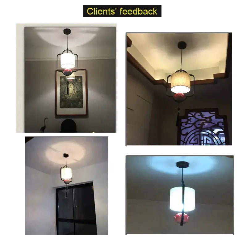 Black Lotus Pendant Light